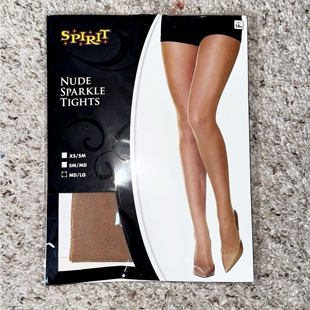 nude sparkle tights!